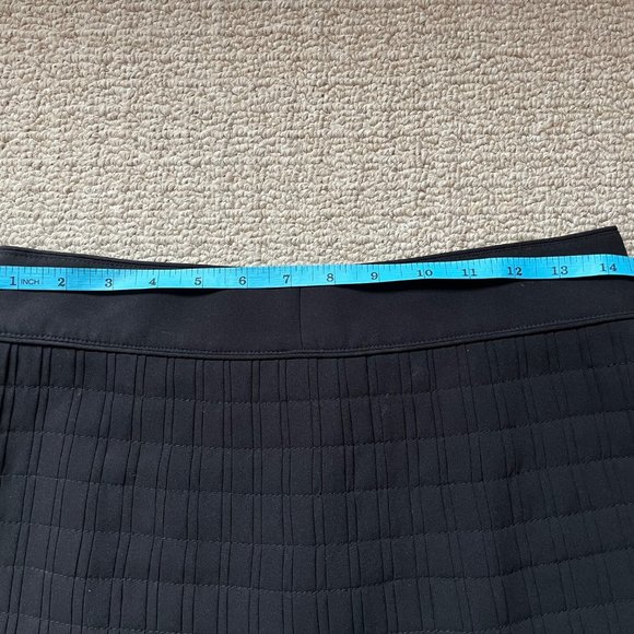 J.Crew Pleated Short Skirt Size 0 Black - Picture 3 of 6